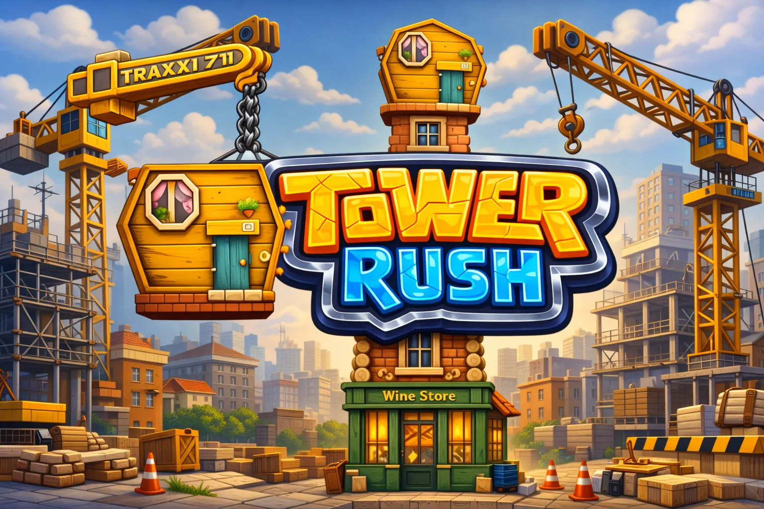 Tower Rush Crash-Spiel